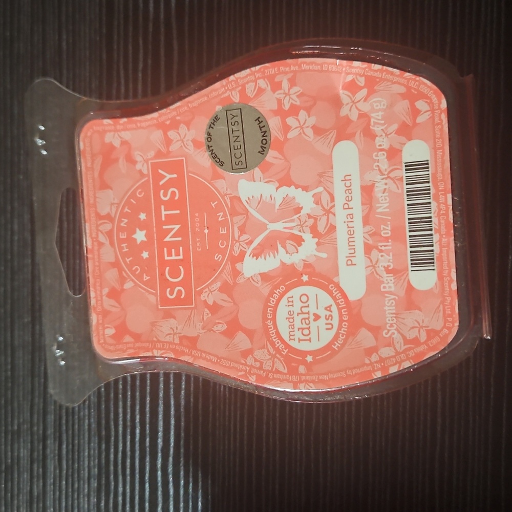 Plumeria Peach scentsy wax bar